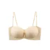 Sutiã Tomara que Caia com Fecho Frontal Duplo para Mulheres, Antiderrapante, Push-Up, Faz Seios Pequenos Parecerem Maiores, Cor Base, Invisível, Sutiã Faixa Sem Costura