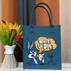 Nueva Bolsa de Fieltro para Reunión Anual Ins Celebridad de Internet Bolsa Tote Dibujo Animado Bolso de Mano para Estudiante Publicidad Souvenir del Día 100 Lonchera
