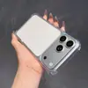 Funda para Teléfono Móvil Dos en Uno de Cuatro Esquinas Adecuada para Apple 17Promax Moda Transparente 16/15 Acrílico 12 Anticaída 11