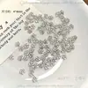 Mini Flores de Cinco Pétalos con Pedrería para Decoración de Uñas, Populares en Línea, Artículos de Venta Caliente Terminados Flor de Ciruelo 3D Brillantes Accesorios para Uñas al por Mayor