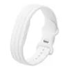 Compatible con correa de reloj Google Fitbit Air, correa de reloj de silicona de color sólido estilo oficial, pulsera deportiva sin pantalla