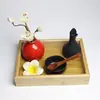 Cuenco para Aceite Esencial Plato de Cerámica para Aceite Esencial Decoración de Cama de Belleza Película de Mesa Ajuste Cuenco Olla de Aceite Esencial Set de Ajuste para Salón de Belleza Spa