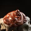 Yixing Arena Púrpura Mascota de Té Adornos de Buda Dahongpao Maitreya Buda Escultura Tathagata Accesorios para Juego de Té Creativo Venta al por Mayor