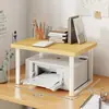 Estante para impresora de casa, soporte elevador de escritorio, soporte pequeño para copiadora, estantería de oficina de almacenamiento en capas