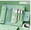 Estuche para cortaúñas kit de manicura herramientas para uñas seiko alemán cortaúñas ruidoso caliente kit de cortaúñas