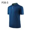Polo deportivo de manga corta para verano y otoño para hombre y mujer, ropa de secado rápido para exteriores, fitness, ocio, running y ropa deportiva.