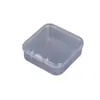 Caja de Plástico Transparente Cuadrada de 5.5 cm Pegatina Caja de Empaque para Joyería de Cuentas Pequeñas Caja de Almacenamiento para Cuentas Perler Caja Organizadora para Pasadores de Cabello Artículos Varios
