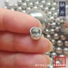 Bolas de Acero Roscadas de 6-30mm con Medio Agujero, Bolas de Hierro Niquel-Zinc Electroplateado, Canicas Personalizadas, Bolas de Metal, Acero Inoxidable