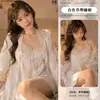 Diyi Miao Si Lingerie Sexy Desejo Puro Charme da Meia-noite Renda Romântica Camisola Roupa de Casa Vestido de Alça A123