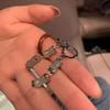 Aretes de mujer más vendidos 2025, nicho de alta gama, temperamento de lujo ligero, aretes de circonita, aretes de aguja de plata 925 al por mayor