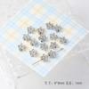 Estrella de Cinco Puntas de Plástico ccb Estrella Galvanizada en Oro Corazón Flor Cuentas Espaciadoras DIY Collar Pulsera Aretes Accesorios de Joyería