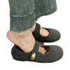 Zapatos Mary Jane Grises para Mujer 2025 Otoño Nuevos Estilo Francés Correa Única Retro Elegantes Zapatos Planos para Mujer Planos Negros