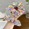 Gomita de Peluche de Gominola de Colores para Mujer, Diadema Grande Esponjosa de Alta Gama, Accesorio para el Cabello Arcoíris Estilo Coreano