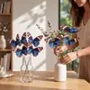 Novo estaca criativa azul de borboleta transfronteiriça para decoração de jardim ao ar livre e ornamento de pátio paisagístico