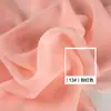 Tecido Chiffon 100D Torcido Criptografado Levemente Transparente Decoração de Casamento Saia de Gaze Tecido para Forro de Roupas da Dinastia Han
