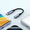 Adaptador de Fone de Ouvido Tipo C para Furo Redondo de 3,5 Adequado para Apple 16/15 Huawei Xiaomi Cabo Adaptador com Controle de Linha para Ouvir