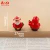 Nueva Serie Navideña 3D Casa de Muñecas DIY Pegamento de Crema Accesorios de Resina Colgante Decoración Adornos