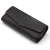 Adecuado para caja de gafas de coche, soporte multifunción para gafas de sol de coche, clip para gafas, bolsa de almacenamiento de tarjetas para parasol de cuero