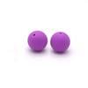 6mm color caramelo cuenta de silicona juguete para encías de diente de bebé accesorios para cadena de chupete cuentas sueltas para manualidades venta al por mayor de cuentas de silicona