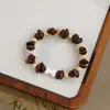 Pulsera DIY Estilo Vintage de Granos de Café Naturales Premium, Imprescindible para Puestos de Cafeterías, Pulsera con Aroma Fuerte de Huella de Gato al por Mayor