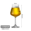Taza Grande de Cerveza y Cola para Bar Vidrio Personalizado Hogar Espesado Taza de Cerveza Artesanal Celebridad de Internet Creativa Taza de Vino de Trigo