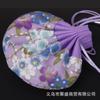 Bolsa de Sachet de Algodón Hecha a Mano Estilo Chino Tradicional, Bolsa de Loto Estilo Antiguo, Colgante de Bolsa de Fragancia de Palacio Tradicional, Adorno de Borla, Accesorio Hanfu