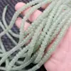 Ábaco de Aventurina Cuentas de Jade Cuentas Sueltas Hebilla de Jade Verde Agua Transparente Pulsera Collar Accesorios de Joyería Cuentas Separadoras Cuentas Espaciadoras Cuentas Hechas a Mano