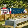 Banderas Navideñas Transfronterizas, Banderines, Decoraciones de Atmósfera Festiva, Decoraciones para el Jardín, Banderas Coloridas, Fabricantes de Banderas Personalizadas