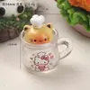 Accesorios de Resina DIY de Dibujos Animados, Adornos de Juguetes de Comida en Miniatura de Tarro de Gato 3D, Imanes para Refrigerador, Colgantes para Llaveros