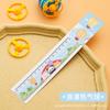 Regla magnética multifuncional con dibujos animados, suave, bonita, para estudiantes, material de aprendizaje, premios, papelería para niños, pequeños regalos.