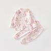 Conjunto de Ropa Interior de Primavera y Otoño para Niños, Ropa de Dormir Básica de Algodón Puro para Bebés, Estilo de Cuatro Estaciones para Niños y Niñas, Ropa Separada de Manga Larga