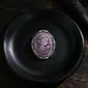 Broche Cabeça de Beleza em Relevo Medieval Europeu e Americano Transfronteiriço, Acessórios de Vestuário com Retrato Estilo Corte Vintage Atacado