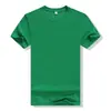 Camisetas personalizadas de poliéster-algodão com impressão de logo, camisas de publicidade, camisas de gola redonda e manga curta, camisetas culturais personalizadas e uniformes de trabalho de qualidade para exportação