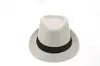 Chapéu de Coco de Linho, Chapéu de Jazz Britânico, Chapéu Panama de Aba Larga, Traje de Performance de Palco com Atmosfera Mágica, Chapéu Decorativo