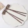 Venta caliente transfronteriza cinta multicolor cinta lateral pinza para el pelo pequeña lazo pinza de pico de pato trenzado dulce dopamina accesorios para el cabello niña