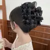 Pinza para el Cabello Grande de Burbuja Nube Lujo Ligero Accesorio para el Cabello Pinza para el Cabello con Volumen Elegante Pinza de Tiburón para la Parte Posterior de la Cabeza de Mujer