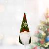 Decoraciones Navideñas Transfronterizas Nuevo Adorno Pequeño Colgante Creativo Adorno para Árbol de Navidad Muñeco Sombrero de Punto de Rodolfo Navideño