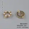Cobre Eletroforese Conservação de Cor Zircônia Incrustada com Diamantes Pingente Único Pendurado Duplo Pendurado Folha Floco de Neve Gota d'Água Estilo Antigo Brincos Artesanais Acessórios