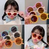 Nuevas gafas de sol infantiles estilo coreano ins moda marco redondo retro gafas de sol para niños bebé moda fábrica en stock venta al por mayor