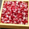 8mm Beads Flor Explosiva Esmalte Gelo Rachado Contas Soltas Material para Pulseira Colar Brinco DIY Feito à Mão Ornamento Acessórios Nenhum