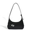 Bolso para Mujer 2026 Verano Nuevo Estilo Gama Alta Color Sólido Versátil Axila Diseño de Nicho Texturizado Bolso de Hombro Único para Mujer