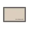 Alfombrilla de suelo para baño del hogar, Alfombrilla suave de tierra de diatomeas para la entrada, Alfombrilla antideslizante absorbente de agua para la puerta del baño, Alfombrilla para la puerta del inodoro