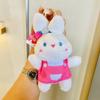 Chaveiro de Coelho de Pelúcia Genuíno Chaveiro de Coelho de Pelúcia Bolsa Pingente Boneca de Casal Presente Requintado