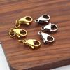 Aço Inoxidável Cor Dourada 18K Preservação de Cor Fecho Lagosta Mais Círculo Acessórios de Joalheria DIY Colar Pulseira Moda Fivela de Conexão Fivela de Mola