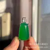 Pendente de Calcedônia Natural Wushi Pai Pingente Quadrado Verde Sol Positivo Gelo Alto Pingente Pendente de Pedra Jade Joias Femininas Venda Direta da Fábrica Atacado
