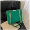 Cross-border Women's Bag 2024 Nova Moda Shoulder Bag Stone Pattern Chain Crossbody Bag Texturizado Joker Small Square Bag