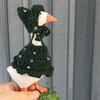 Comercio Exterior Amazon Transfronterizo Nuevo Estilo Crochet Hecho a Mano Puro Mini Escritorio Ganso Decorativo Conjunto de Ropa Producto Terminado Venta al por Mayor