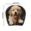 Funda de reposacabezas de coche de dibujos animados linda, funda de cojín de coche de animales, funda de almohada para cuello de coche suave