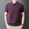 Camisetas Populares de Verano para Hombre Principalmente Recomendadas de Algodón Puro de Manga Corta con Tratamiento Mercerizado y que No se Encogen Fácilmente Cuellos para Ropa de Hombres Jóvenes y de Edad Media