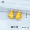 Pingente Sachê Perfumado com Design de Abóbora Gordinha, Cobre Banhado a Ouro com Incrustação de Diamante, Nova Corrente para Clavícula Estilo Chinês, Versátil e Exquisito